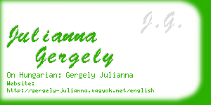 julianna gergely business card